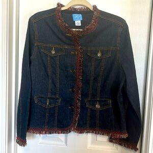 Fringed Jean Jacket